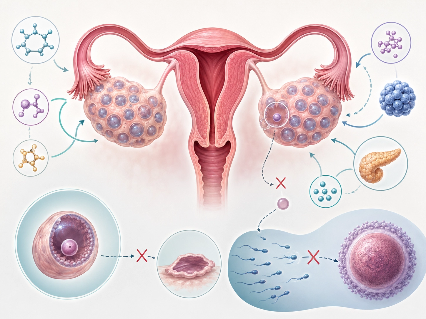 PCOS چگونه باعث ناباروری می‌شود؟