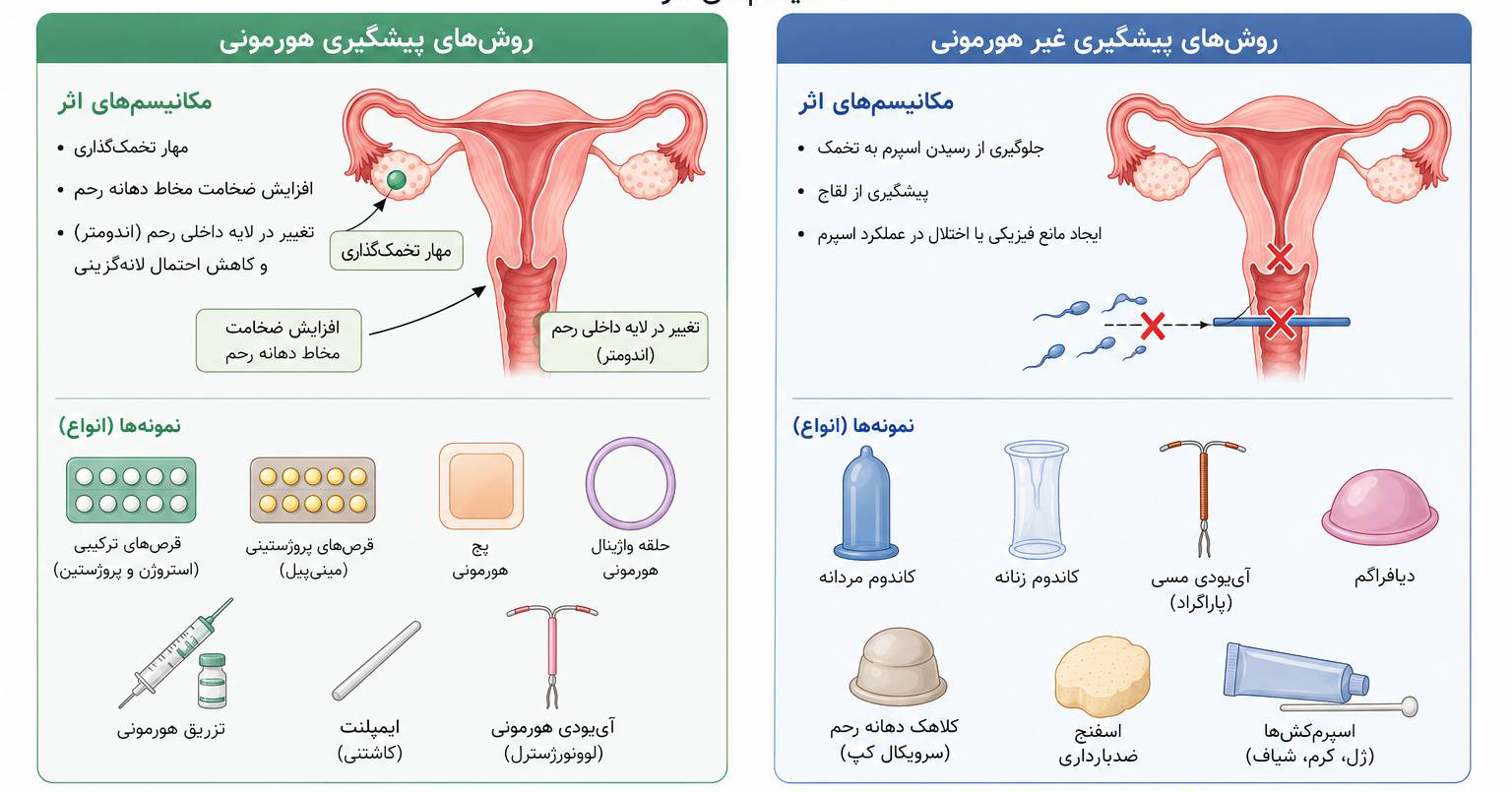 پیشگیری هورمونی یا غیرهورمونی؟ - کدام مناسب شماست