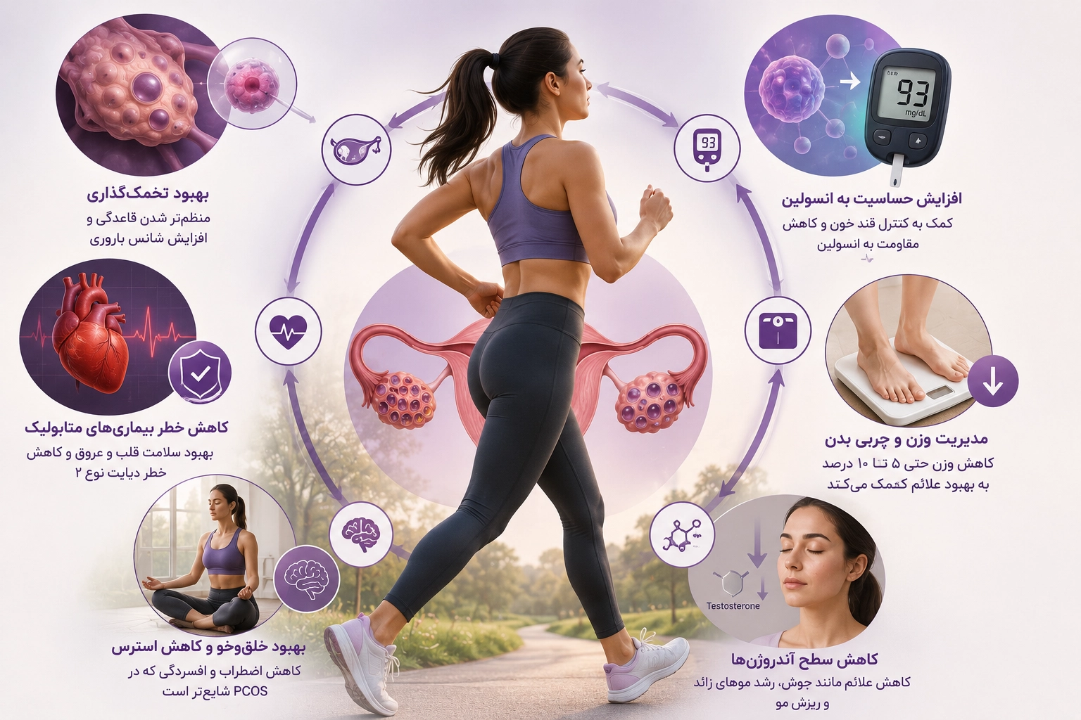 نقش فعالیت بدنی در PCOS