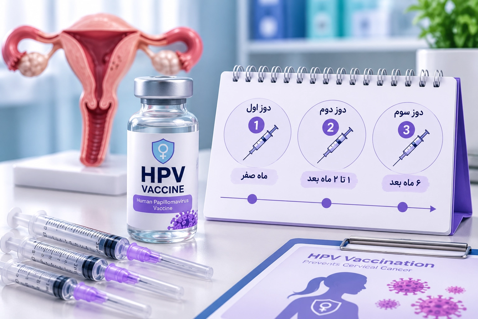واکسن HPV چند دوز دارد؟