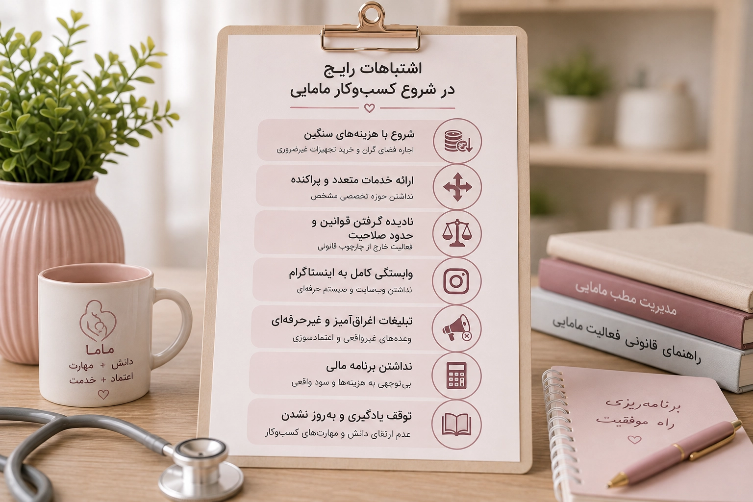 اشتباهات رایج در شروع کسب‌وکار مامایی