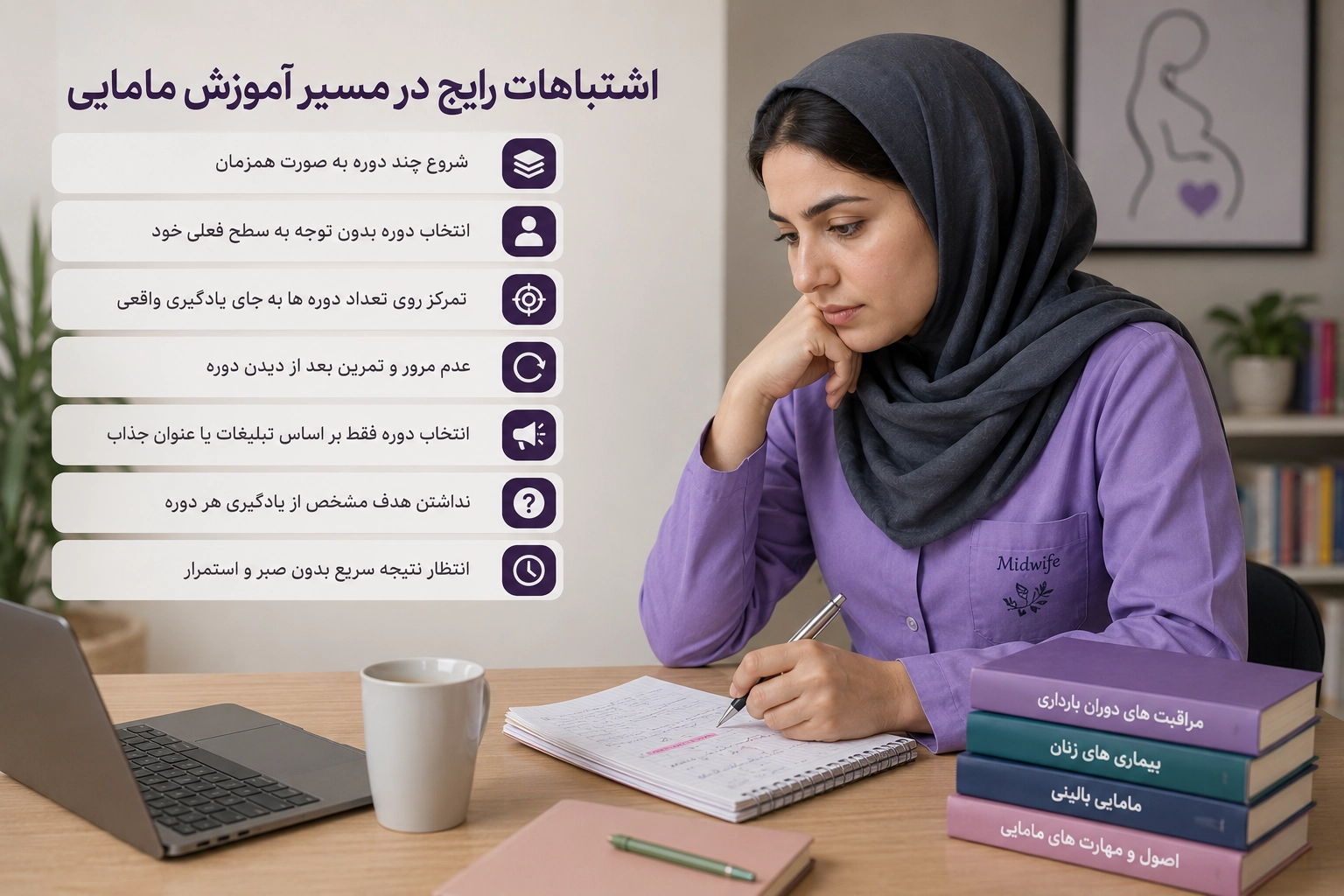 اشتباهات رایج در مسیر آموزش مامایی