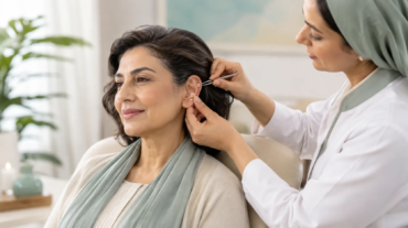 اوریکولوتراپی برای علائم یائسگی؛ کمک به گرگرفتگی، خواب و آرامش