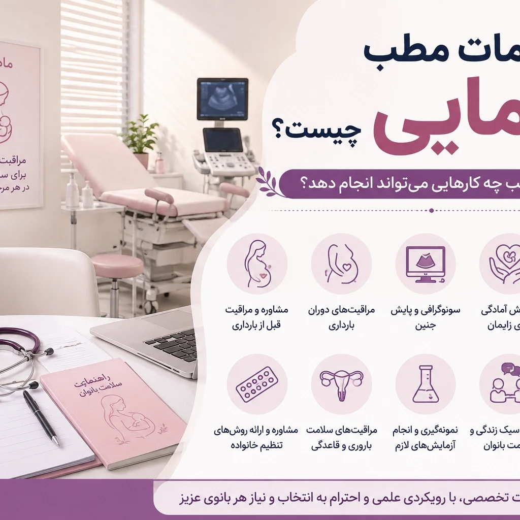 خدمات مطب مامایی چیست؟ ماما در مطب چه کارهایی می‌تواند انجام دهد؟