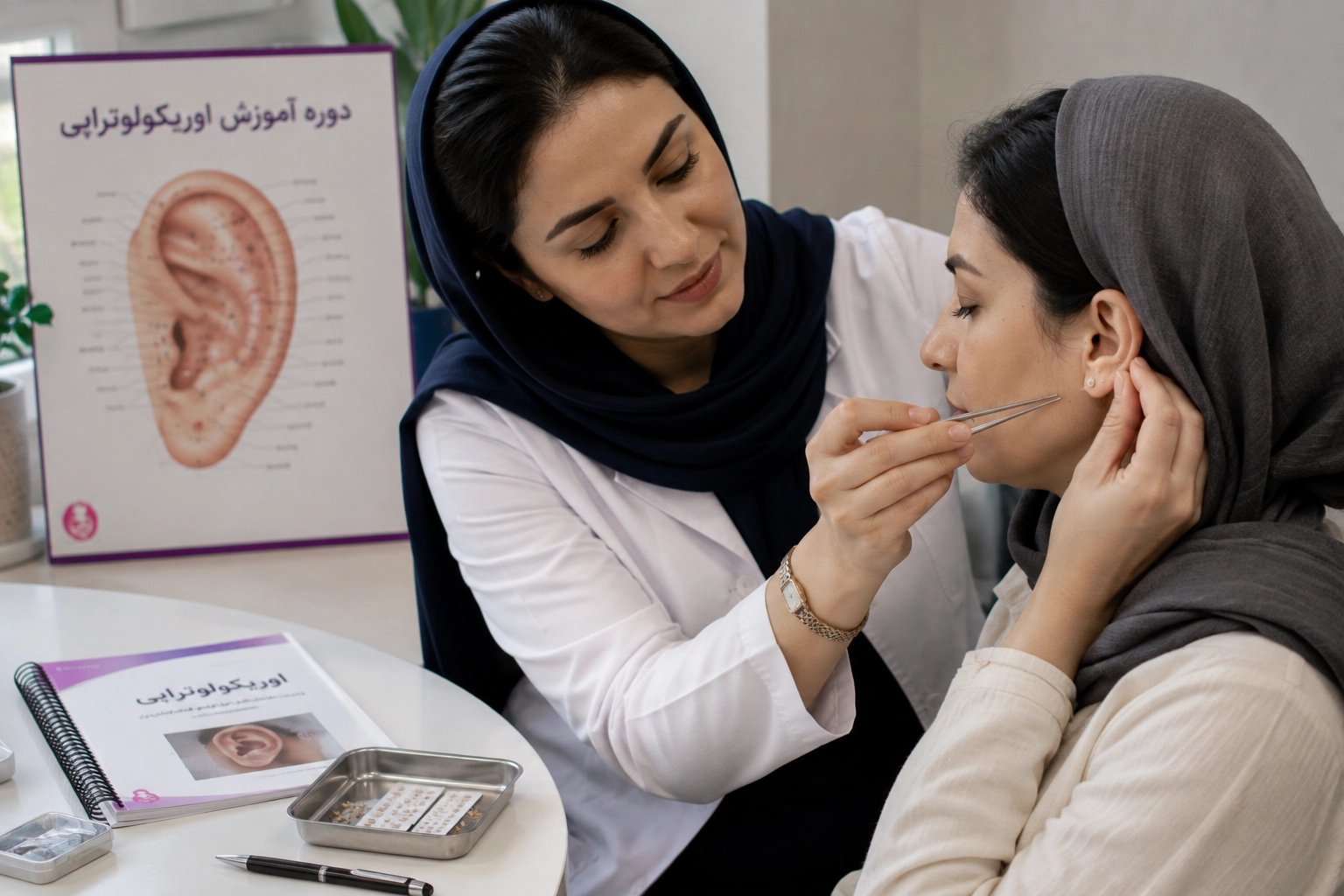 دوره آموزش اوریکولوتراپی